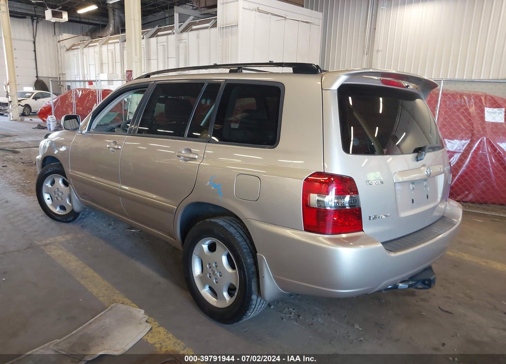 2005 TOYOTA HIGHLANDER LIMITED V6 VIN: JTEEP21A750119753