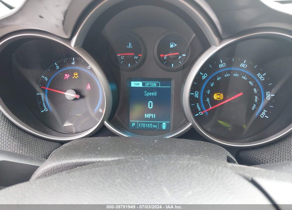 2014 CHEVROLET CRUZE 1LT AUTO VIN: 1G1PC5SB3E7124000