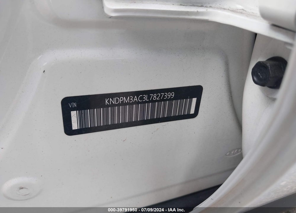 2020 KIA SPORTAGE LX VIN: KNDPM3AC3L7827399