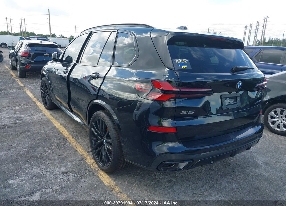 2025 BMW X5 XDRIVE40I VIN: 5UX23EU08S9W47606