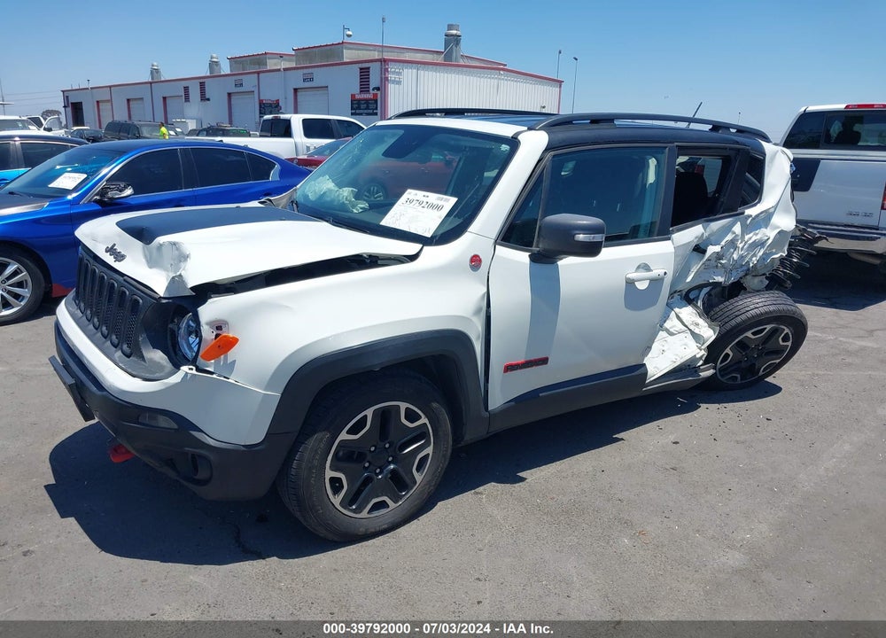 2016 JEEP RENEGADE TRAILHAWK VIN: ZACCJBCT5GPD58890