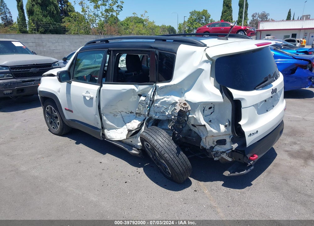 2016 JEEP RENEGADE TRAILHAWK VIN: ZACCJBCT5GPD58890