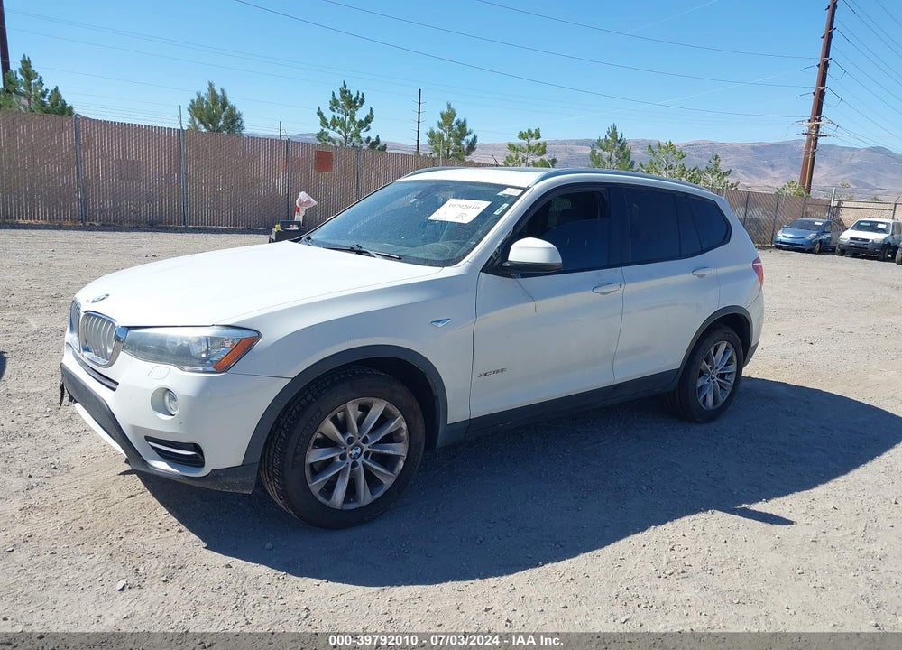 2016 BMW X3 XDRIVE28I VIN: 5UXWX9C59G0D88813