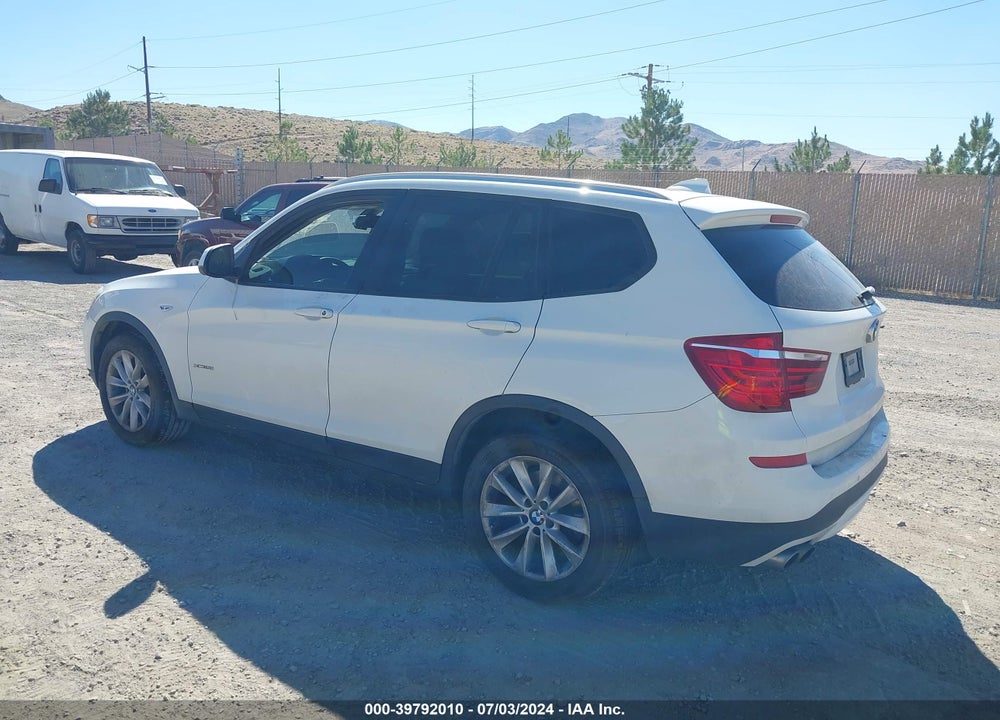 2016 BMW X3 XDRIVE28I VIN: 5UXWX9C59G0D88813
