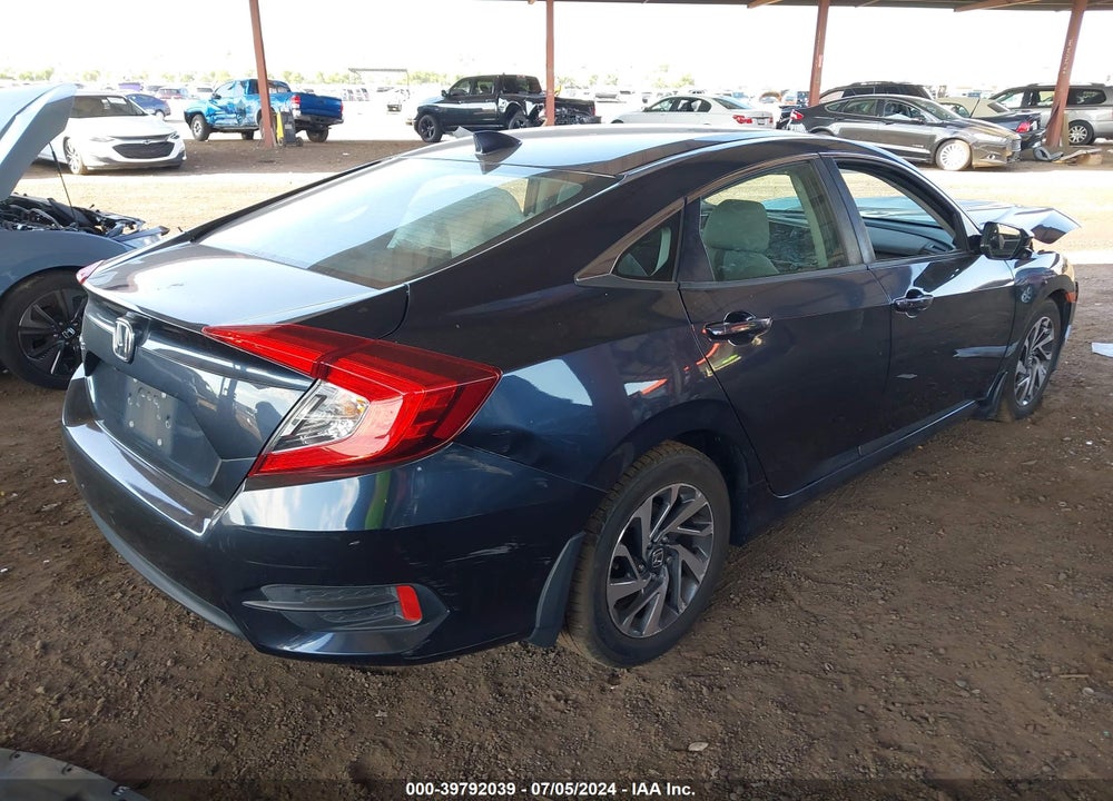 2018 HONDA CIVIC EX VIN: 19XFC2F74JE031391