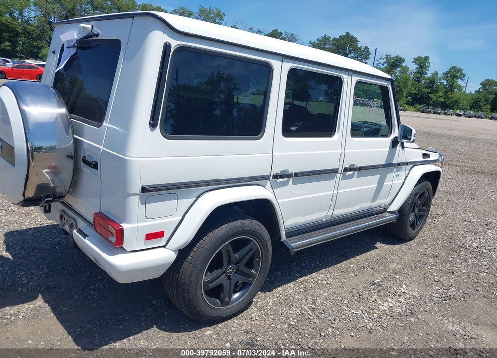 2016 MERCEDES-BENZ G 550 4MATIC VIN: WDCYC3KF5GX255221