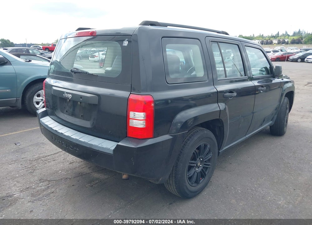 2008 JEEP PATRIOT SPORT VIN: 1J8FT28W38D704549
