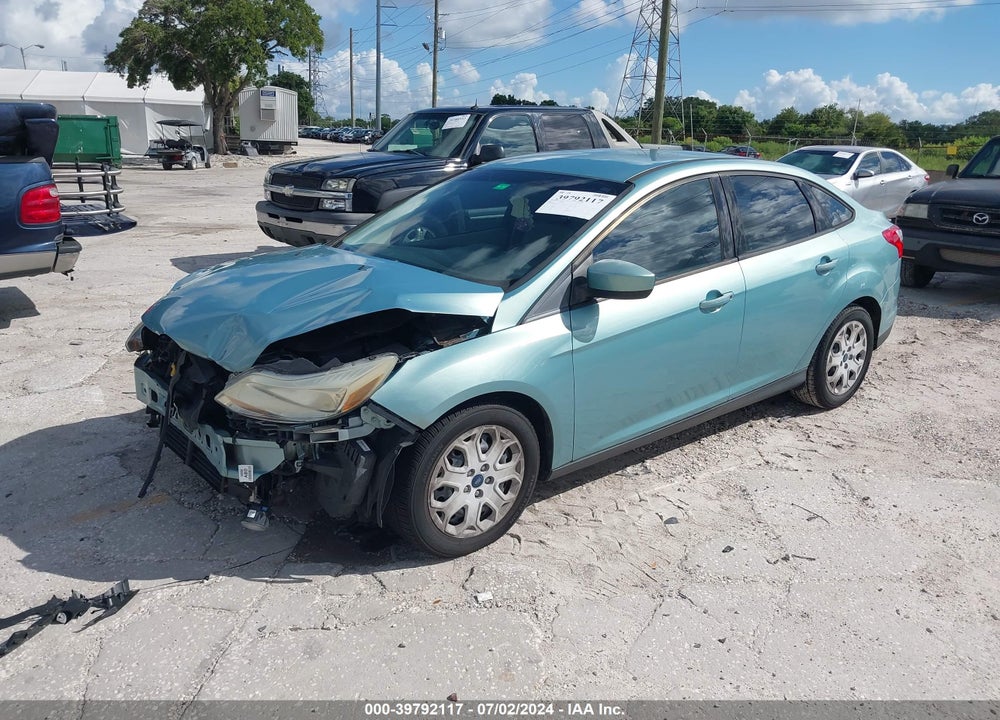 2012 FORD FOCUS SE VIN: 1FAHP3F23CL327915