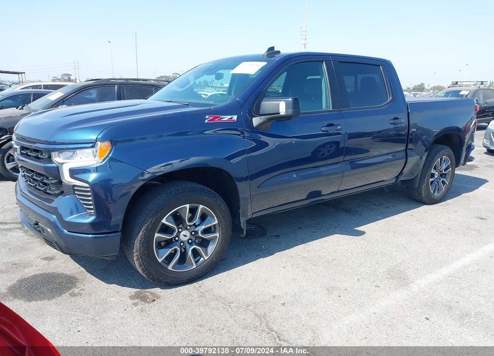 2022 CHEVROLET SILVERADO 1500 4WD SHORT BED RST VIN: 3GCUDEET6NG688899
