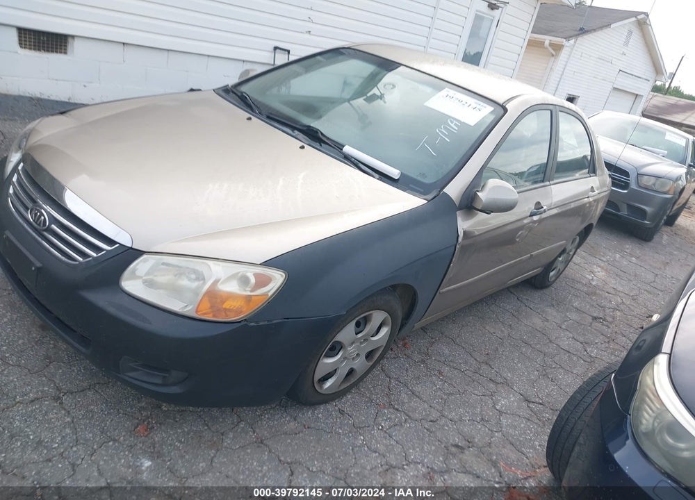 2008 KIA SPECTRA EX VIN: KNAFE121585551429