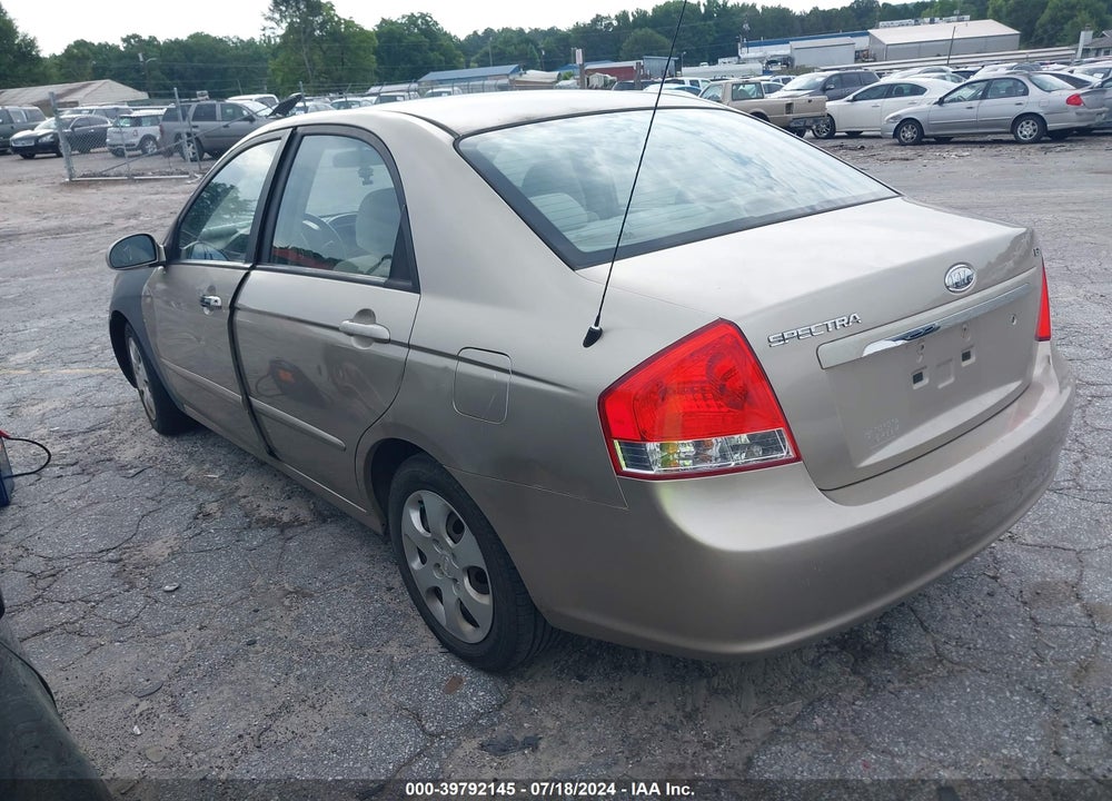 2008 KIA SPECTRA EX VIN: KNAFE121585551429