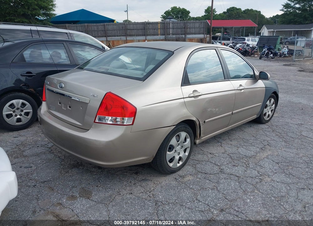 2008 KIA SPECTRA EX VIN: KNAFE121585551429