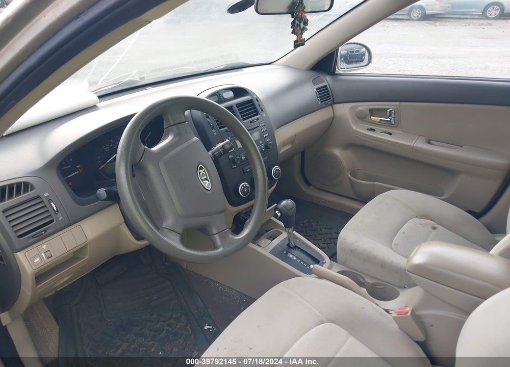 2008 KIA SPECTRA EX VIN: KNAFE121585551429