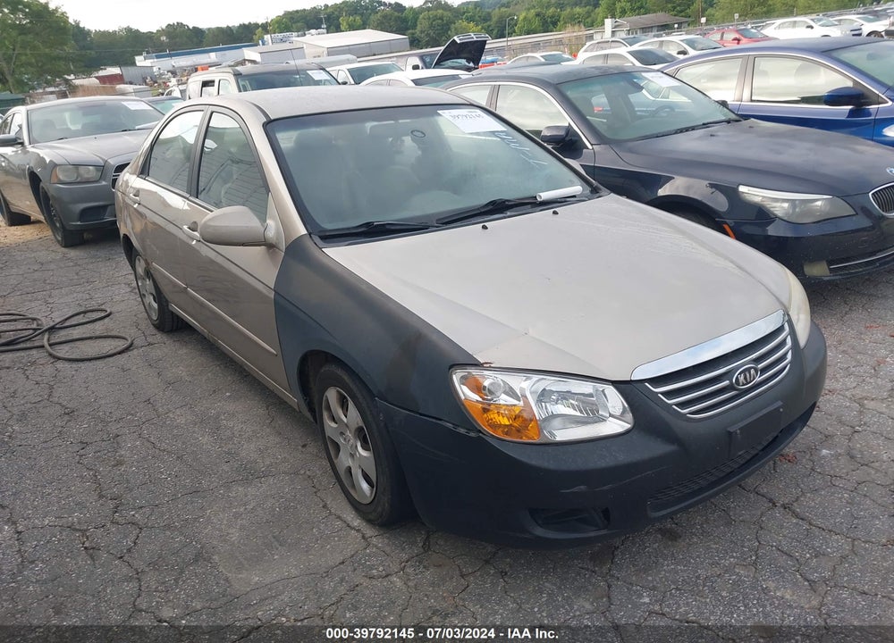 2008 KIA SPECTRA EX VIN: KNAFE121585551429