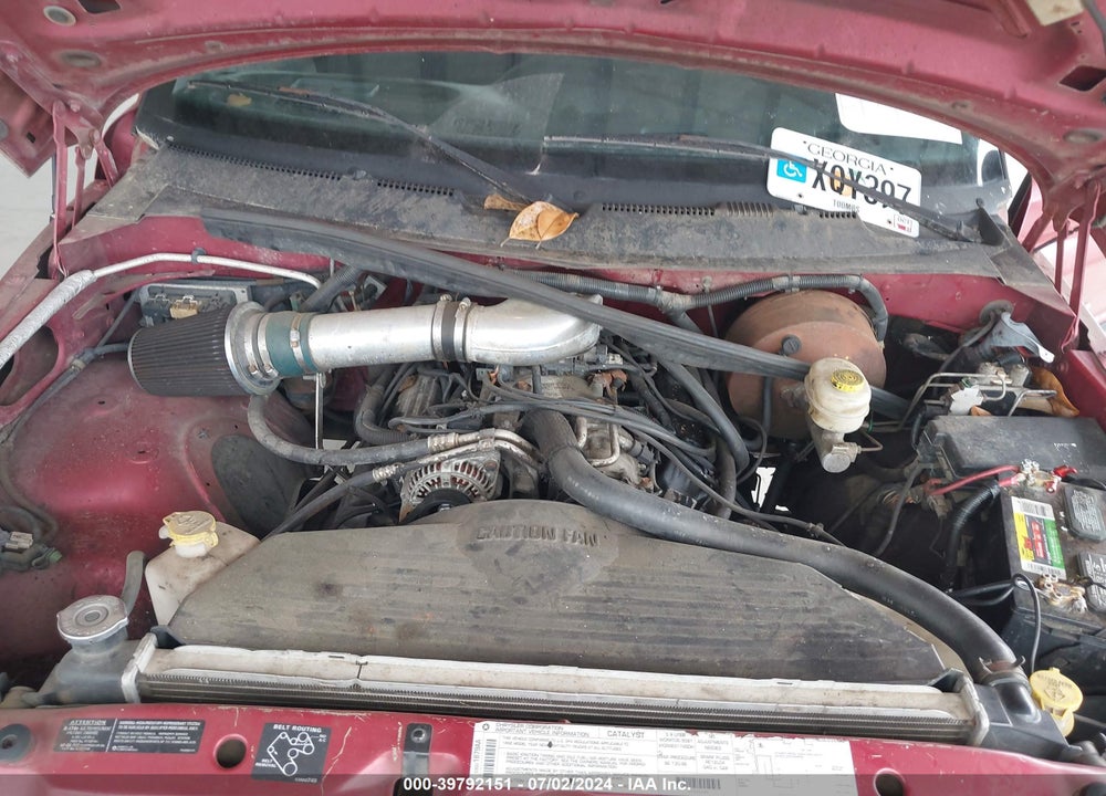 1998 DODGE RAM 1500 ST VIN: 3B7HC13Z5WG225528