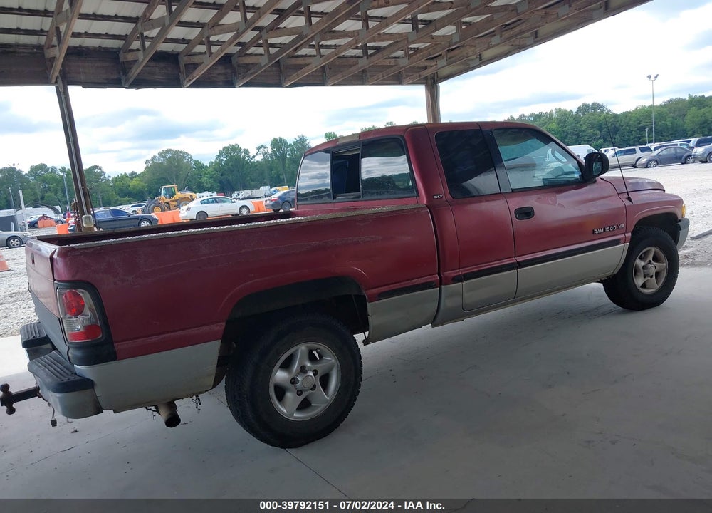 1998 DODGE RAM 1500 ST VIN: 3B7HC13Z5WG225528