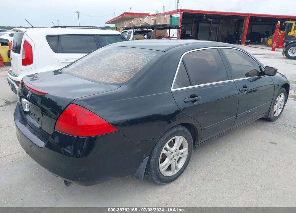 2007 HONDA ACCORD 2.4 SE VIN: 1HGCM55387A102458