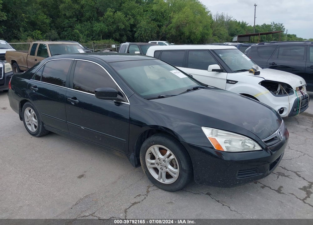 2007 HONDA ACCORD 2.4 SE VIN: 1HGCM55387A102458