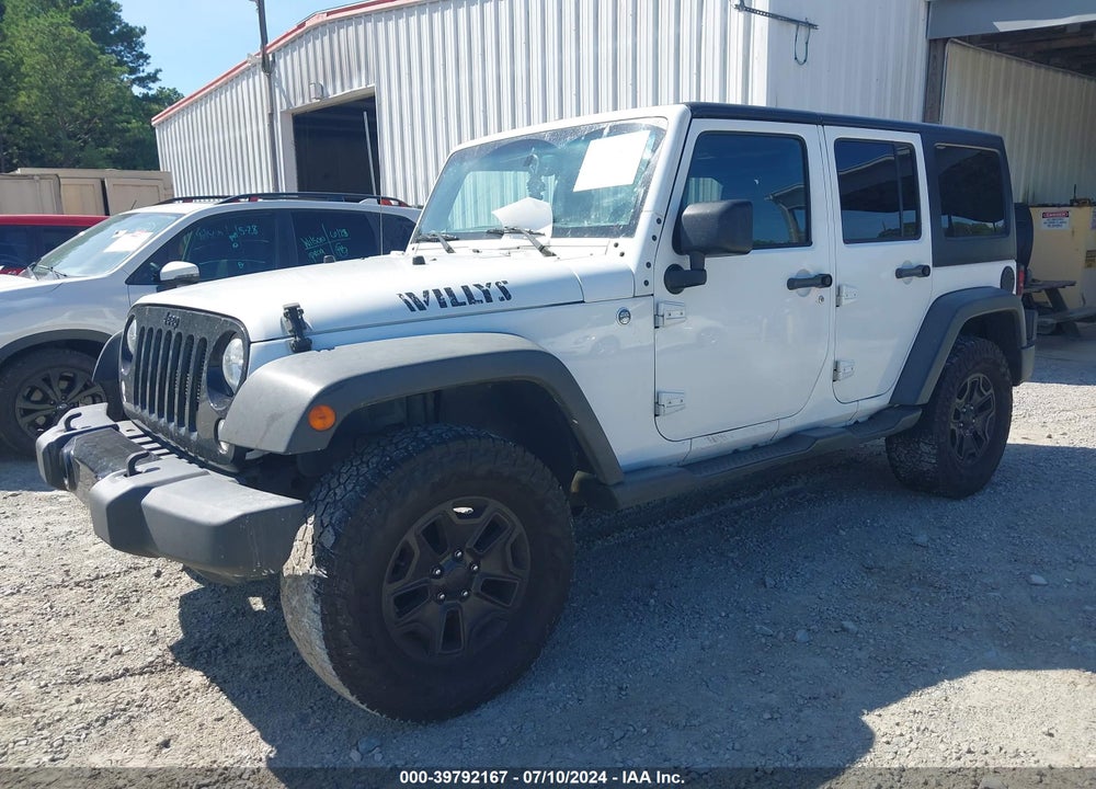2015 JEEP WRANGLER UNLIMITED WILLYS WHEELER VIN: 1C4BJWDG2FL637625