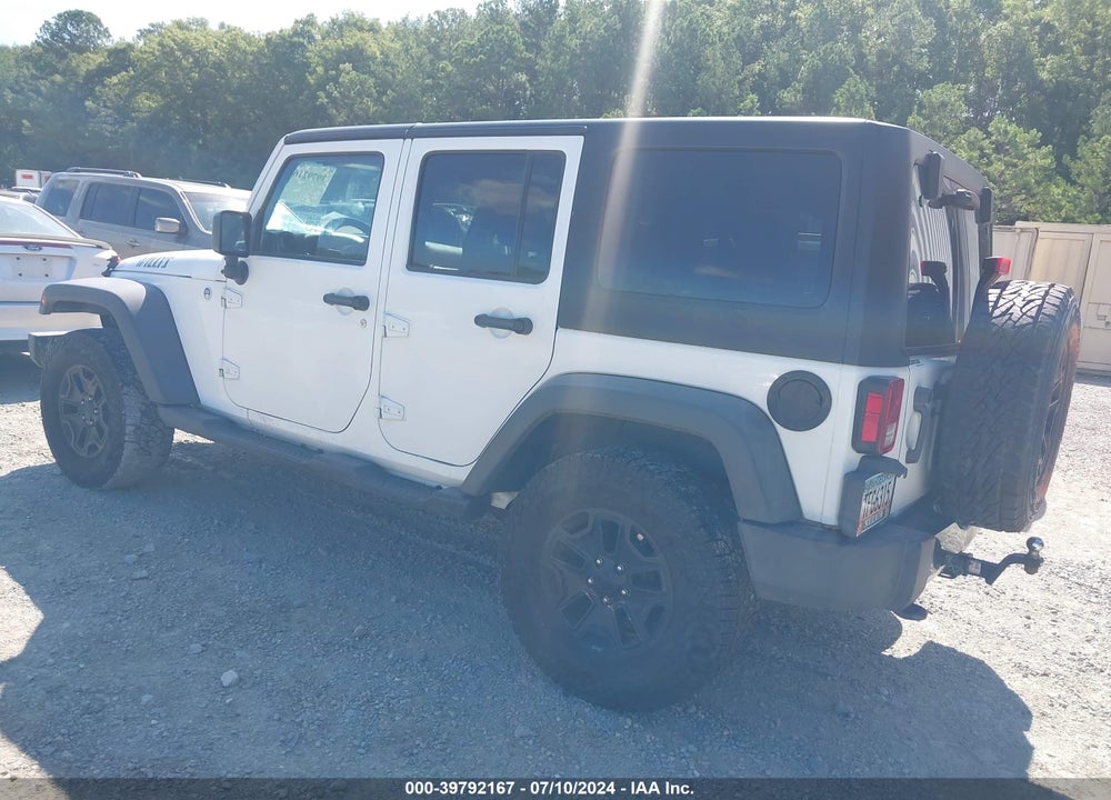 2015 JEEP WRANGLER UNLIMITED WILLYS WHEELER VIN: 1C4BJWDG2FL637625