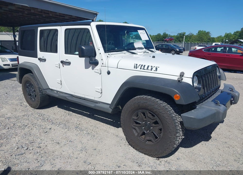 2015 JEEP WRANGLER UNLIMITED WILLYS WHEELER VIN: 1C4BJWDG2FL637625