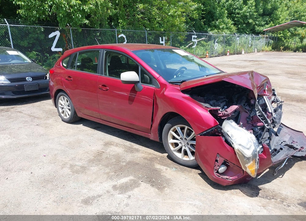 2013 SUBARU IMPREZA 2.0I PREMIUM VIN: JF1GPAC63DH851254
