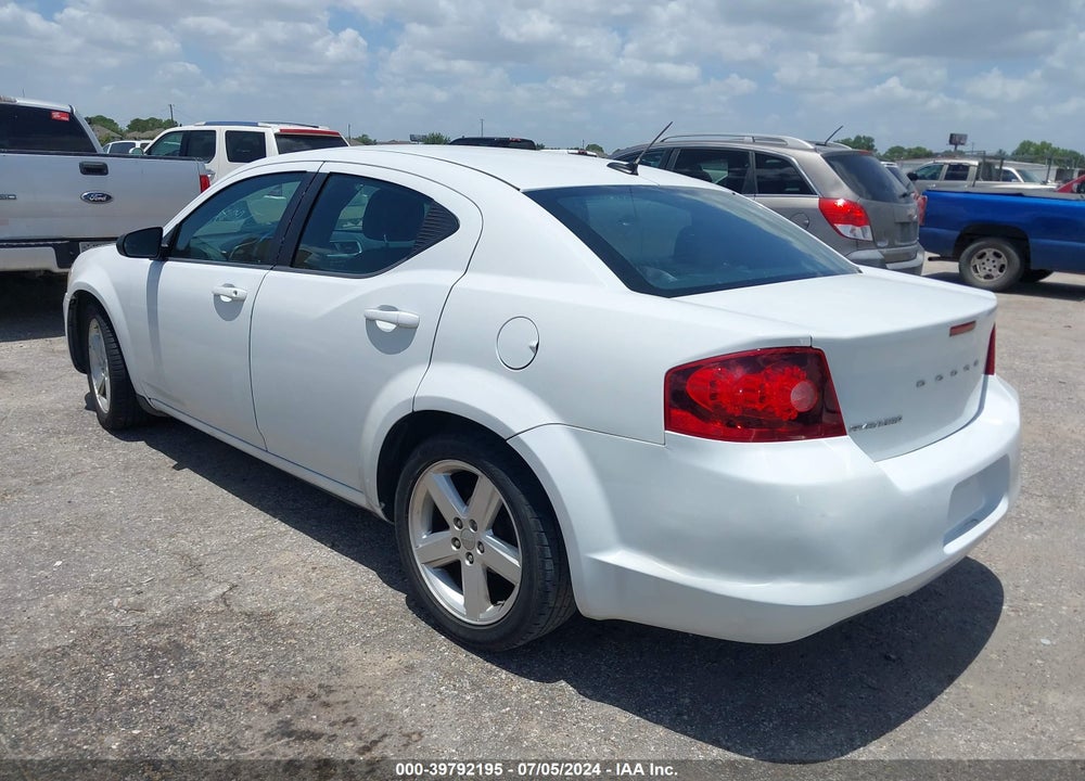 2013 DODGE AVENGER SE VIN: 1C3CDZAB3DN534953