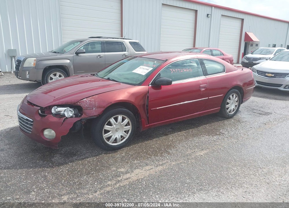 2004 CHRYSLER SEBRING VIN: 4C3AG42G54E079503