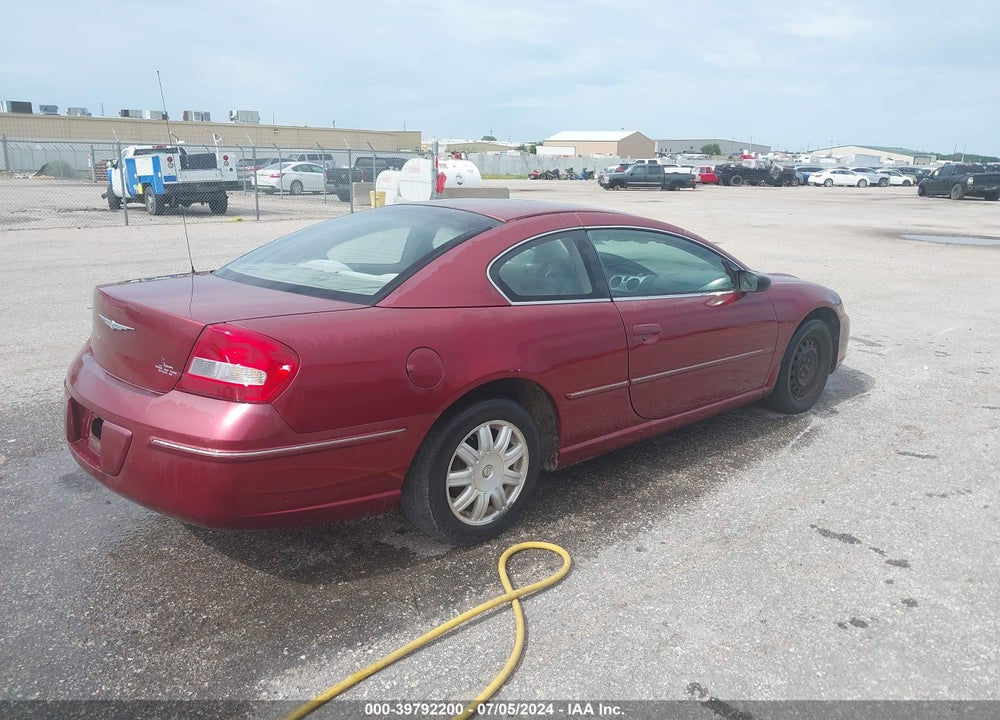 2004 CHRYSLER SEBRING VIN: 4C3AG42G54E079503