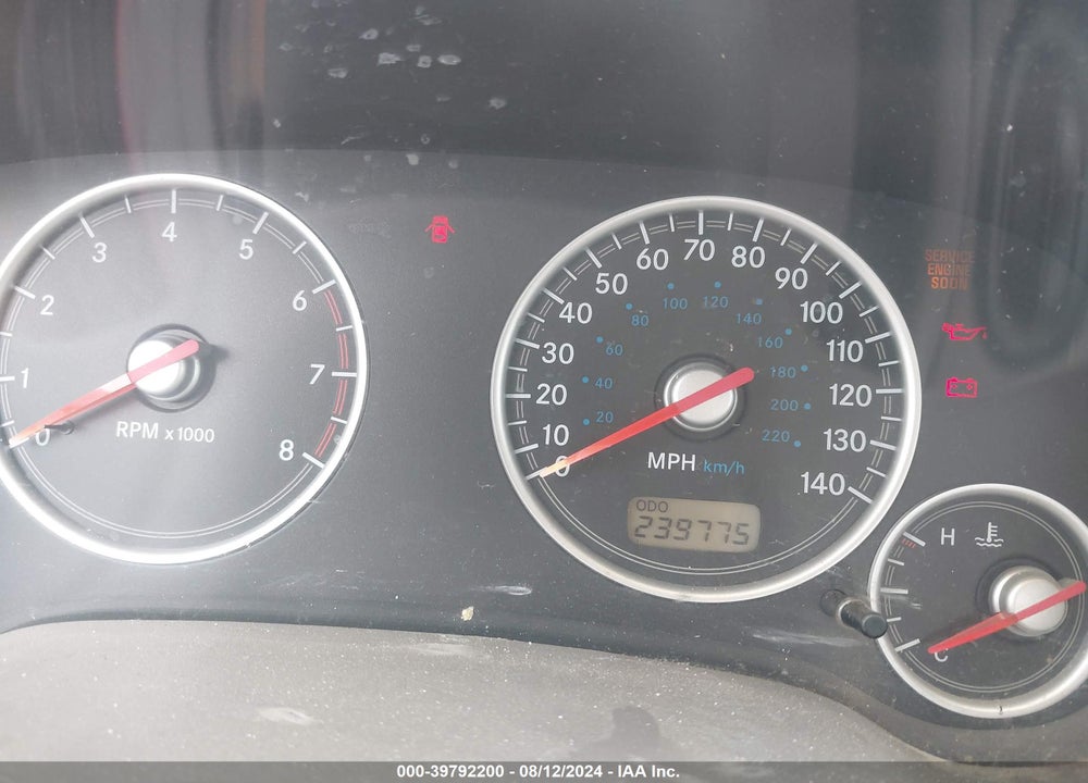 2004 CHRYSLER SEBRING VIN: 4C3AG42G54E079503