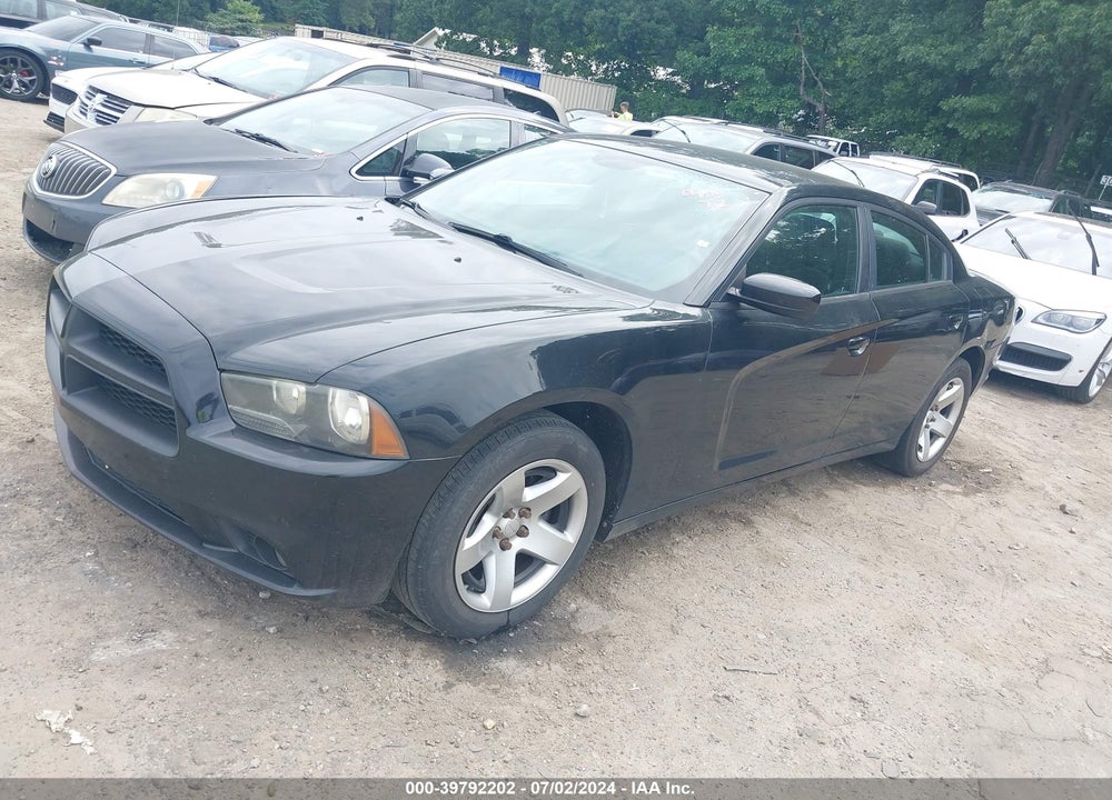 2014 DODGE CHARGER POLICE VIN: 2C3CDXAT5EH121388