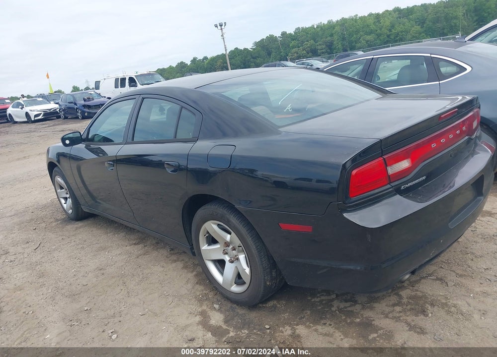 2014 DODGE CHARGER POLICE VIN: 2C3CDXAT5EH121388