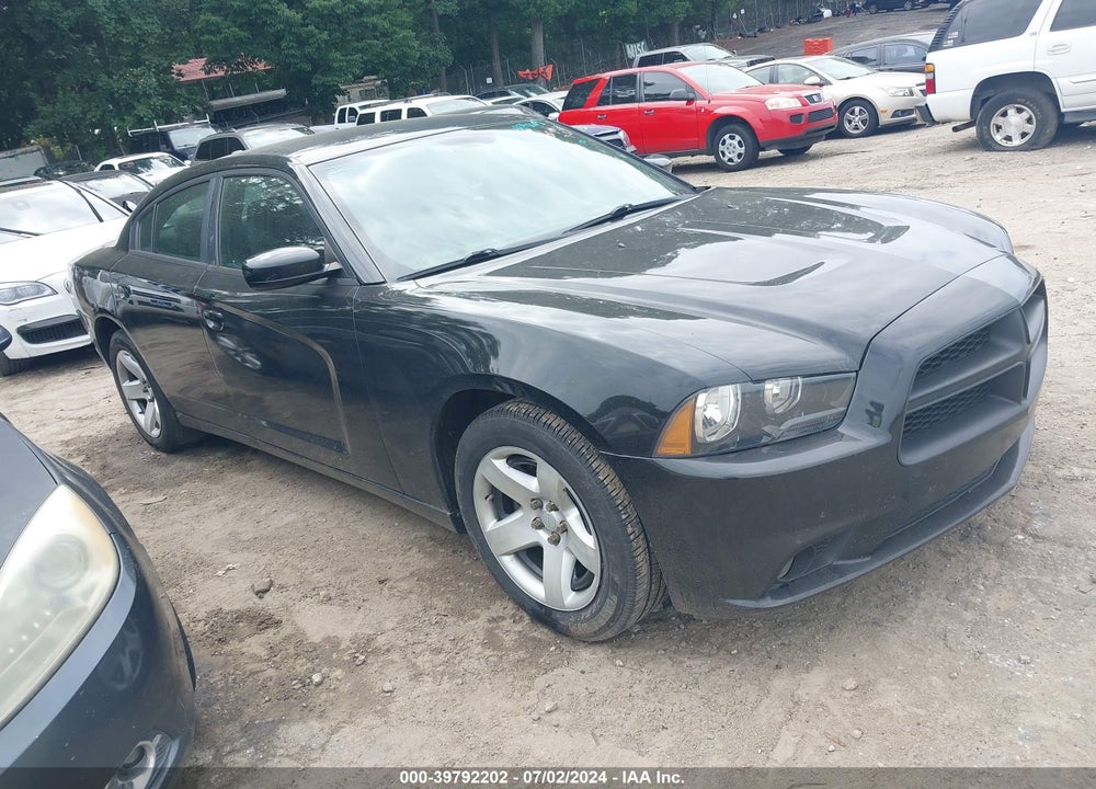 2014 DODGE CHARGER POLICE VIN: 2C3CDXAT5EH121388