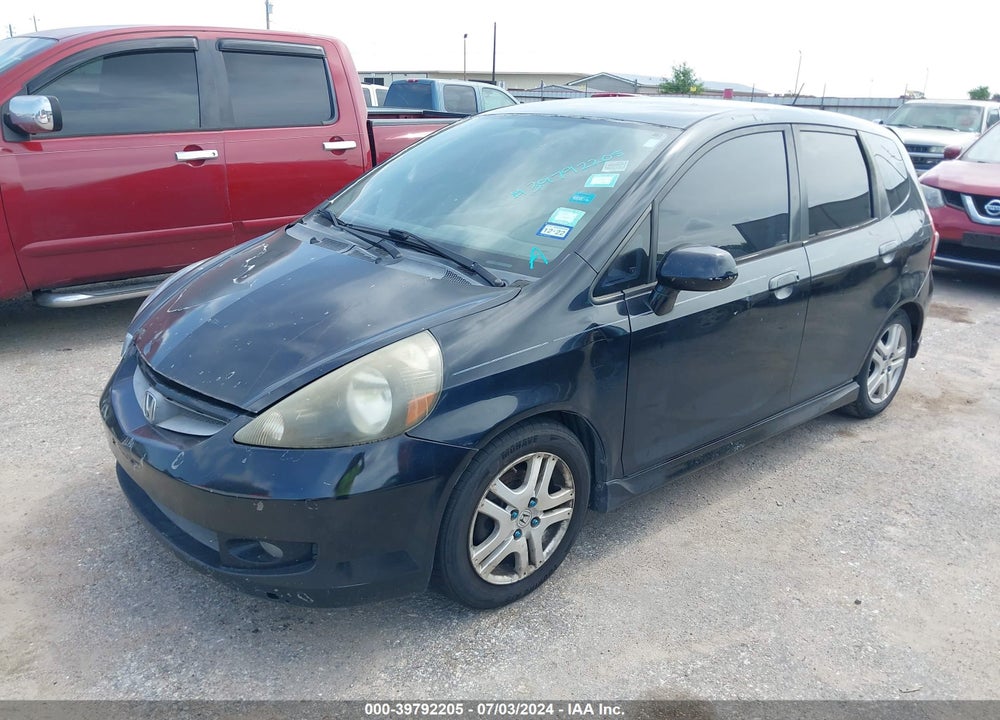 2008 HONDA FIT SPORT VIN: JHMGD38648S013765