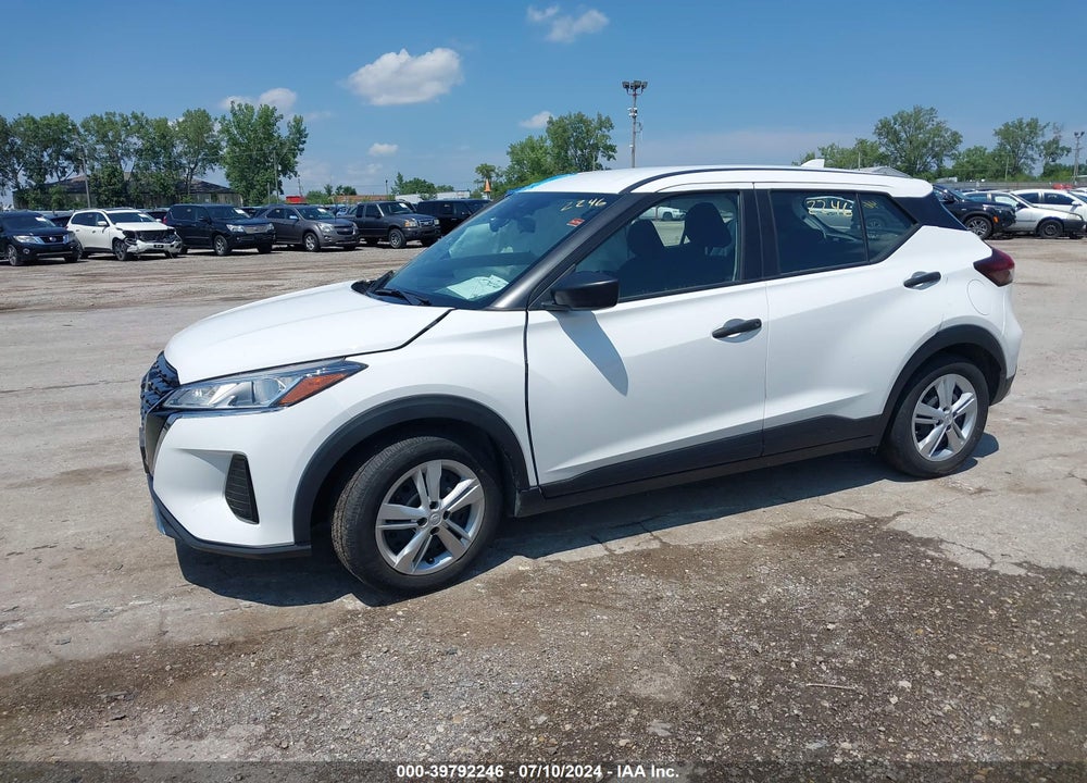 2022 NISSAN KICKS S XTRONIC CVT VIN: 3N1CP5BV0NL521604