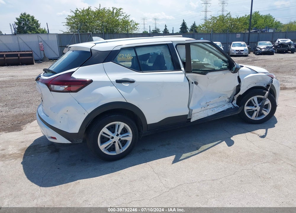 2022 NISSAN KICKS S XTRONIC CVT VIN: 3N1CP5BV0NL521604