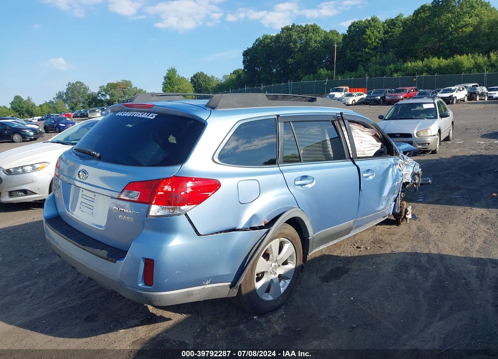 2011 SUBARU OUTBACK 2.5I PREMIUM VIN: 4S4BRBGC8B3362570