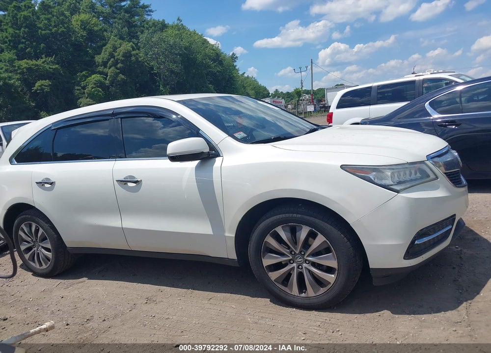 2015 ACURA MDX TECHNOLOGY PKG W/ENTERTAINMENT PKG VIN: 5FRYD4H66FB004778