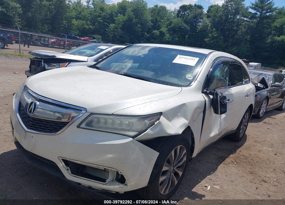 2015 ACURA MDX TECHNOLOGY PKG W/ENTERTAINMENT PKG VIN: 5FRYD4H66FB004778