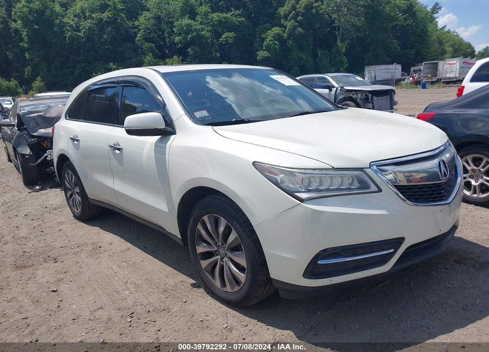 2015 ACURA MDX TECHNOLOGY PKG W/ENTERTAINMENT PKG VIN: 5FRYD4H66FB004778