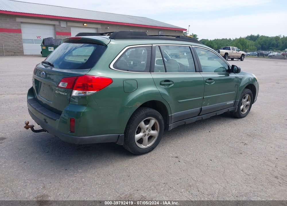 2011 SUBARU OUTBACK 2.5I VIN: 4S4BRBAC8B3383296