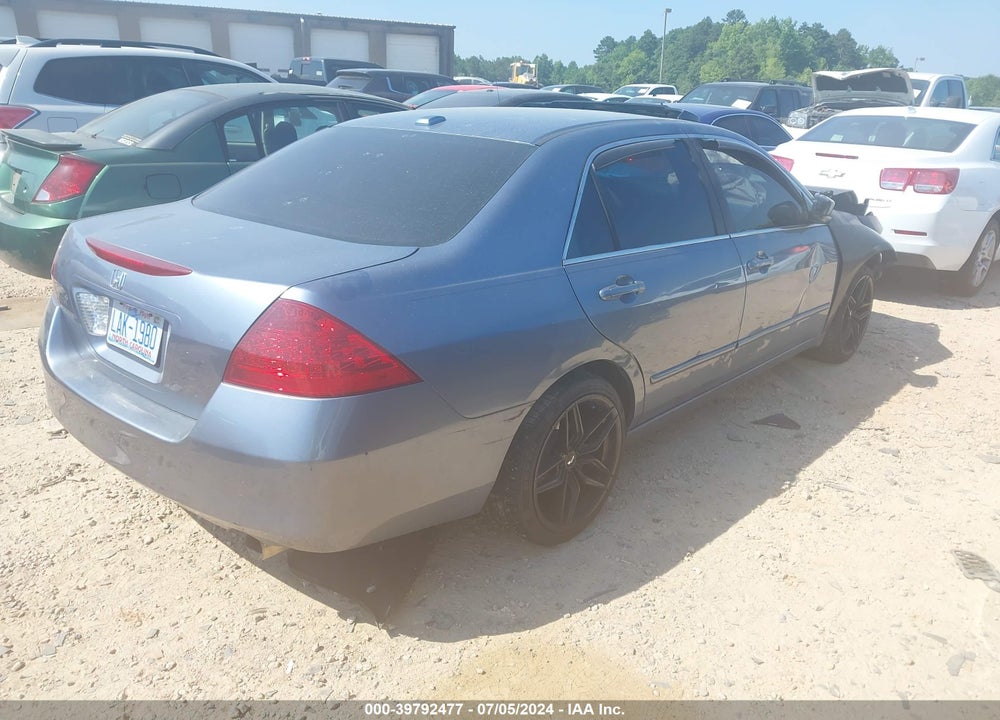 2007 HONDA ACCORD 2.4 EX VIN: 1HGCM56897A166101