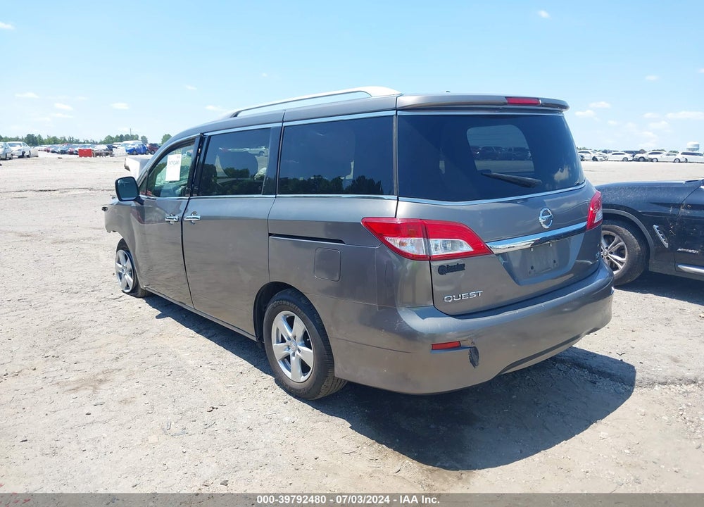 2016 NISSAN QUEST PLATINUM/S/SL/SV VIN: JN8AE2KP9G9151067
