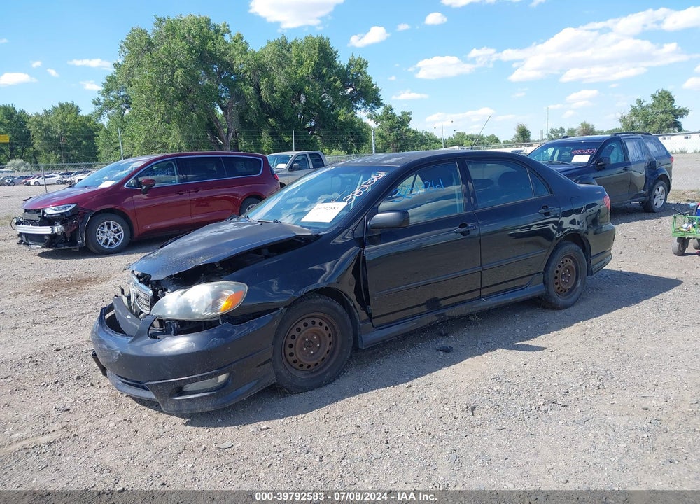 2008 TOYOTA COROLLA S VIN: 1NXBR32E08Z030396