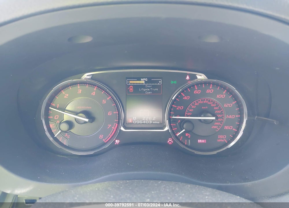 2017 SUBARU WRX VIN: JF1VA1B67H9828487