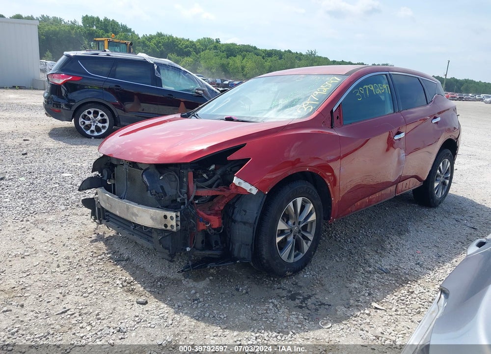 2017 NISSAN MURANO S VIN: 5N1AZ2MH8HN128826