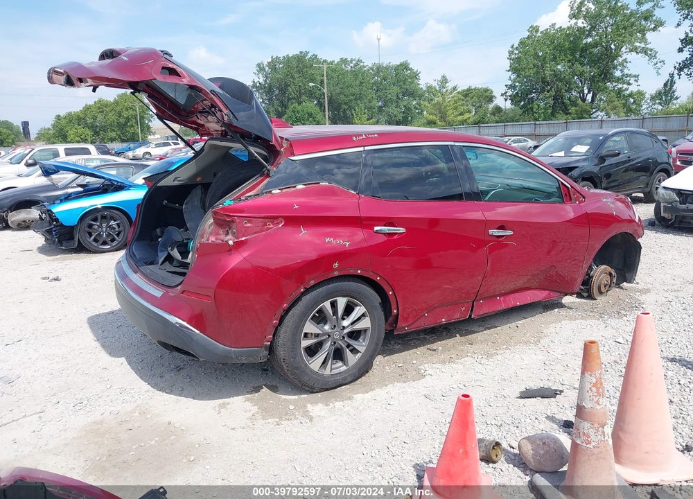 2017 NISSAN MURANO S VIN: 5N1AZ2MH8HN128826