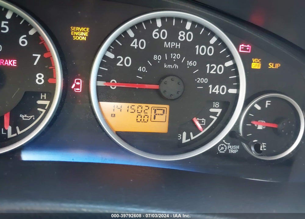 2007 NISSAN PATHFINDER SE VIN: 5N1AR18W77C632507