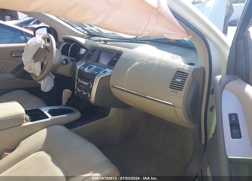 2009 NISSAN MURANO SL VIN: JN8AZ18W19W120512