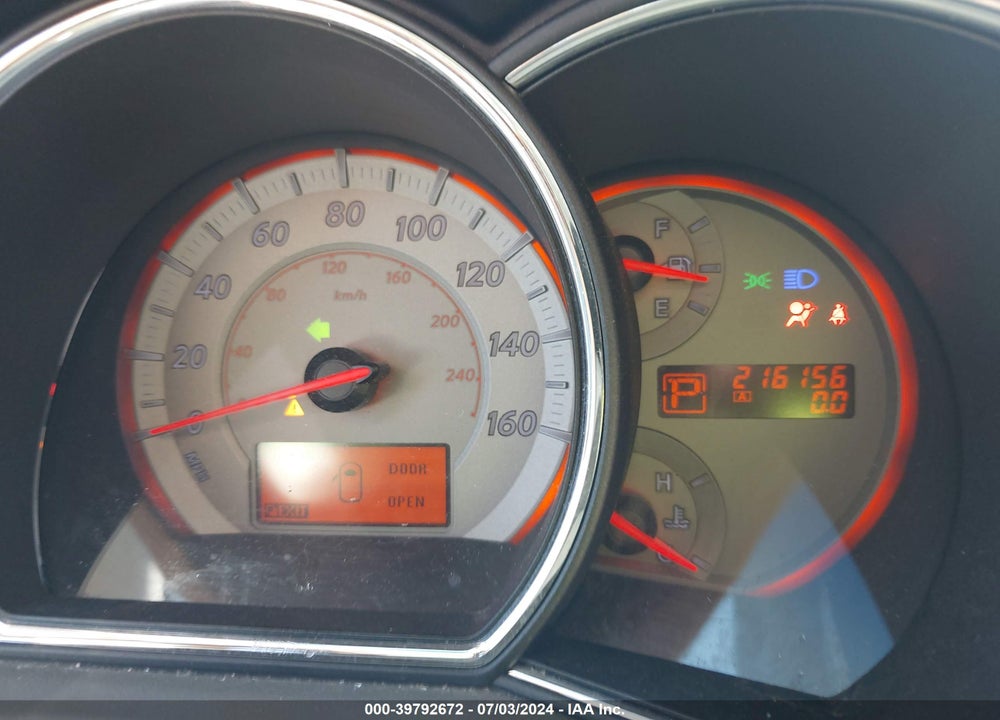 2009 NISSAN MURANO SL VIN: JN8AZ18W19W120512